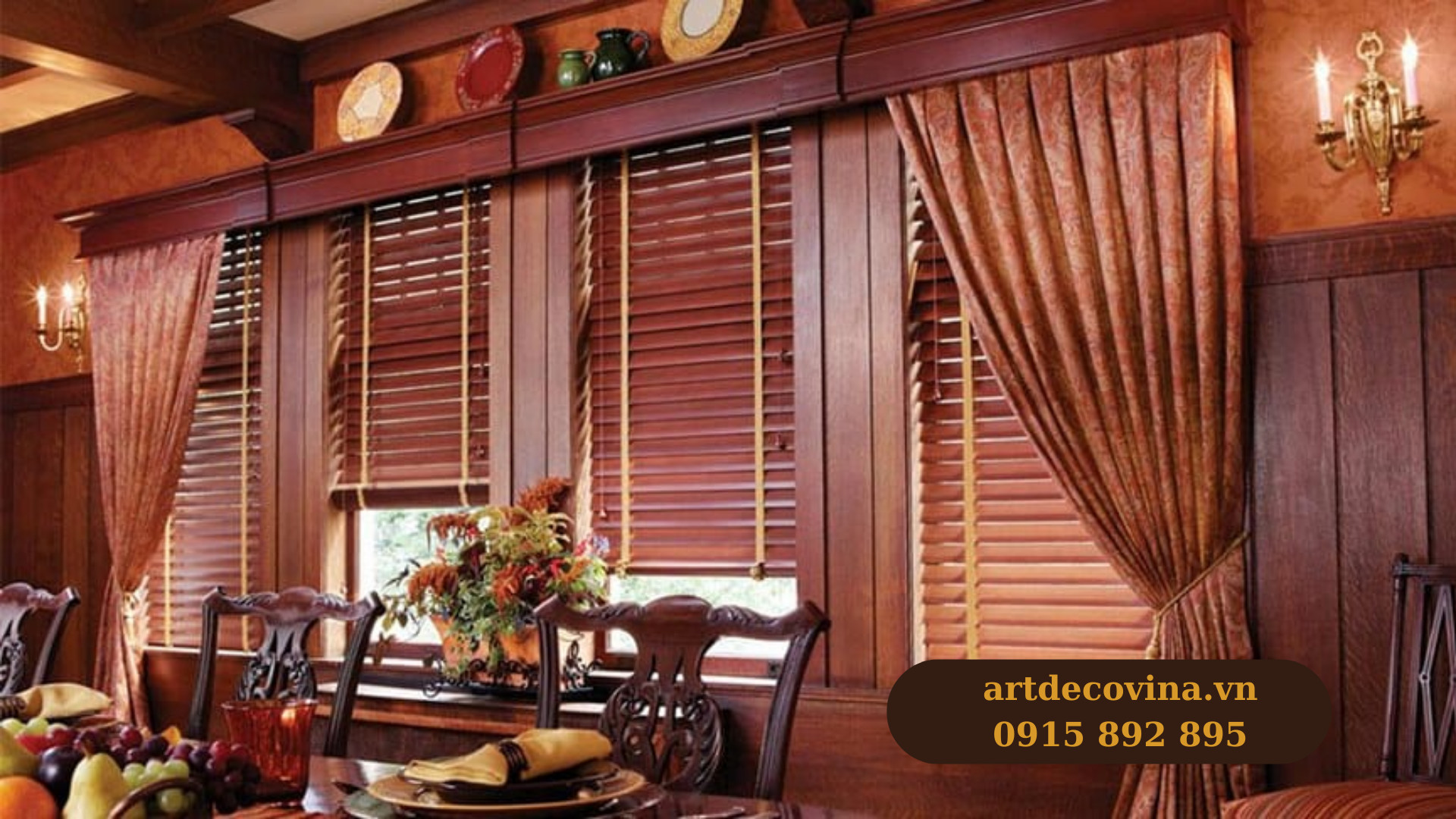 Rèm sáo gỗ - Nâng tầm thẩm mỹ cho không gian
