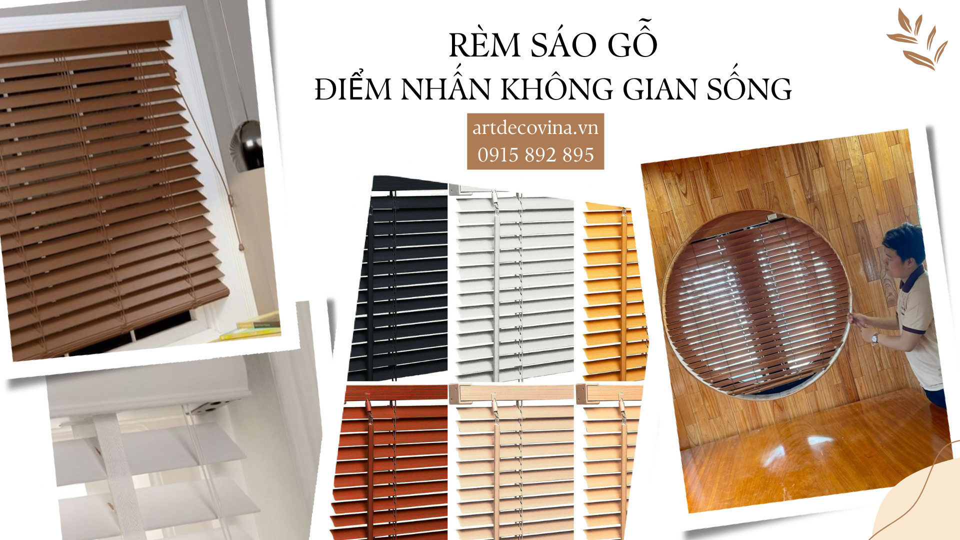 Rèm sáo gỗ - Điểm nhấn thu hút