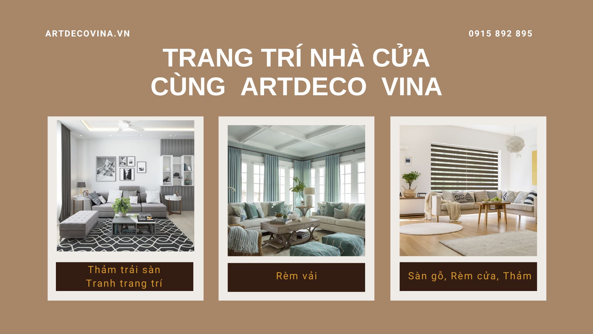 Trang trí nhà cửa cùng Artdeco Vina