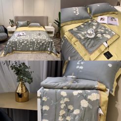 Bộ Vỏ Chăn Ga Gối 100% Tencel 60s TC 159