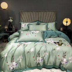 Bộ Vỏ Chăn Ga Gối 100% Tencel 60s TC 163