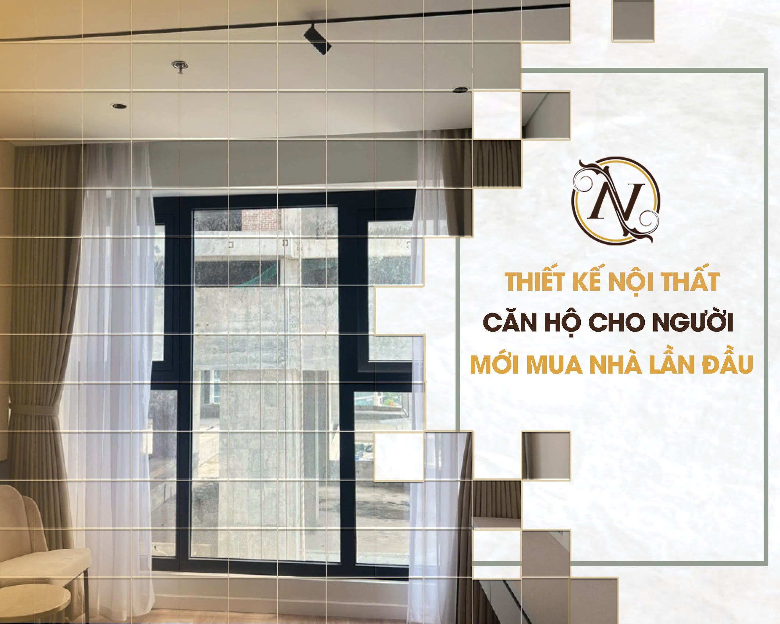 Thiết kế nội thất căn hộ cho người mới mua nhà lần đầu