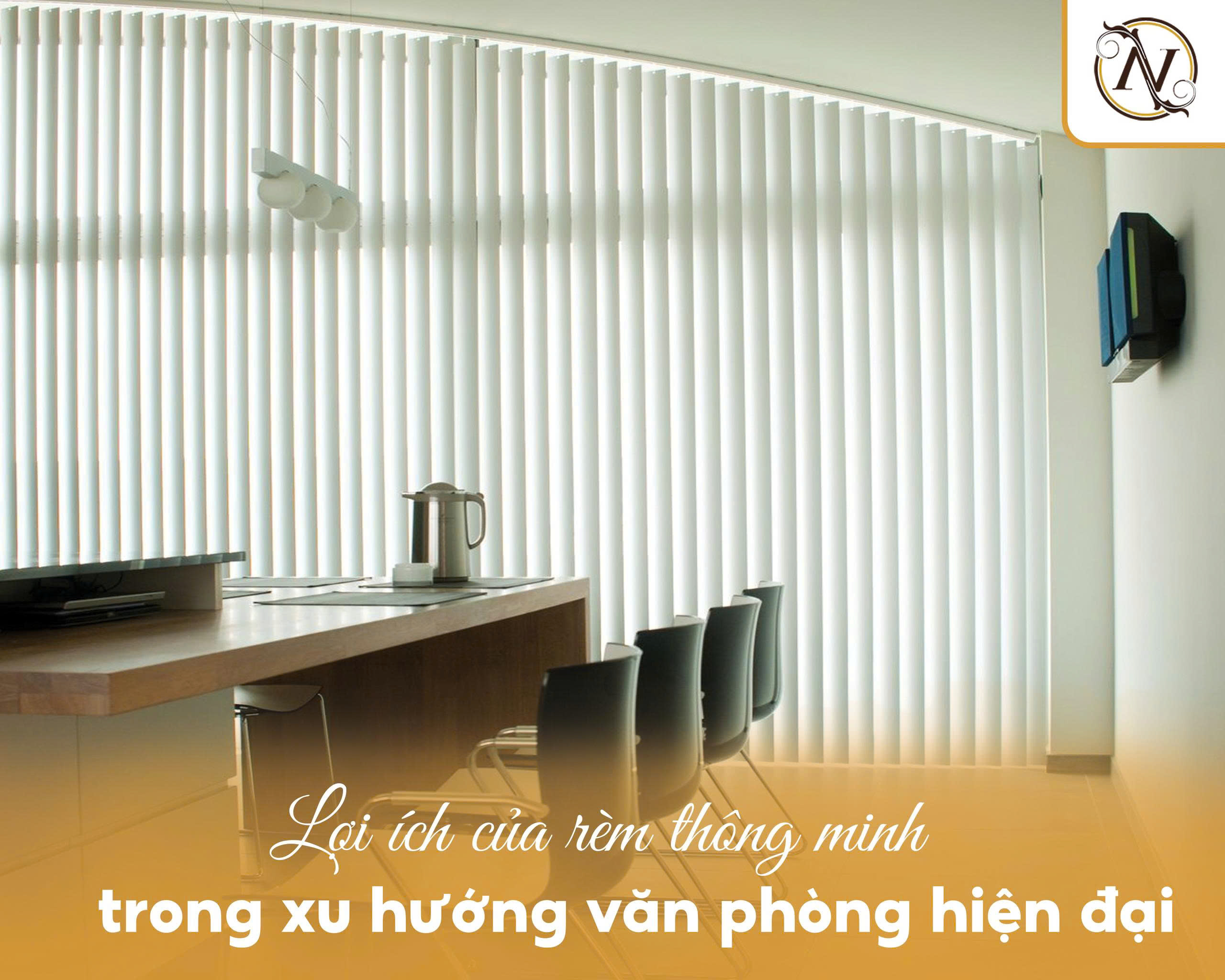 Rèm Công Sở Thông Minh – Đáp Ứng Nhu Cầu Làm Việc Chuyên Nghiệp 2 Lợi ích của rèm thông minh trong xu hướng văn phòng hiện đại