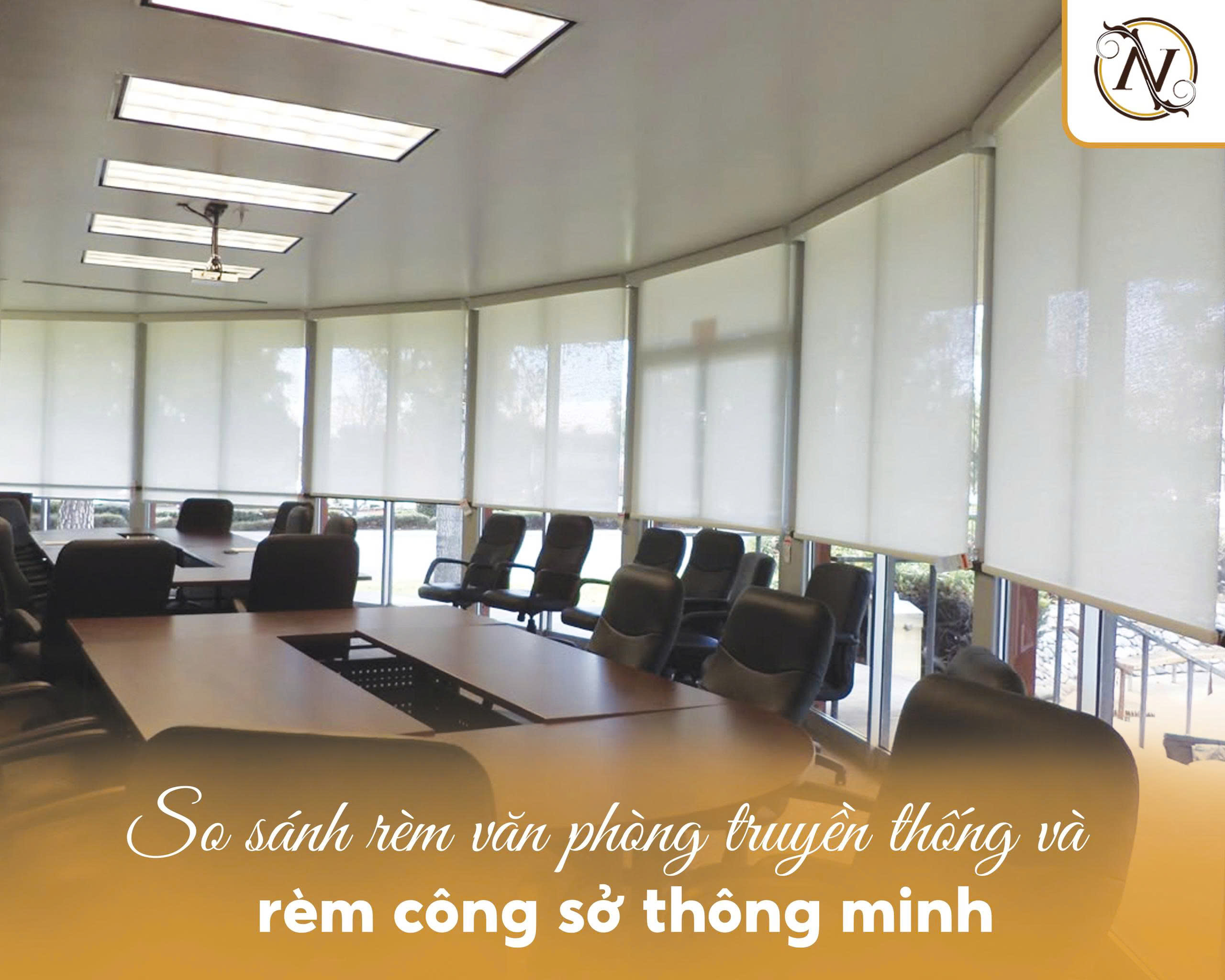 Rèm Công Sở Thông Minh – Đáp Ứng Nhu Cầu Làm Việc Chuyên Nghiệp 6 So sánh rèm văn phòng truyền thống và rèm công sở thông minh