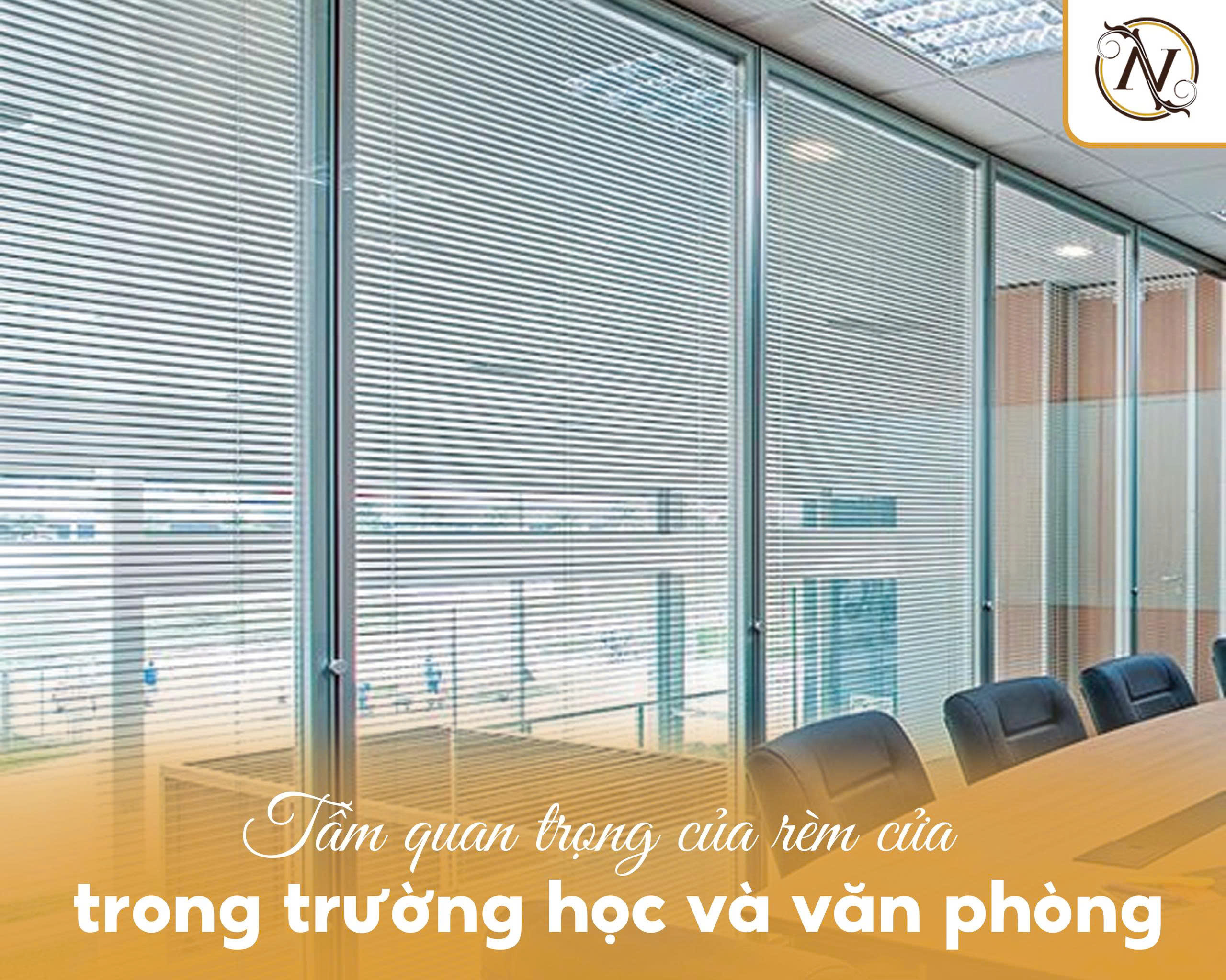 Rèm cửa chống nắng – Giải pháp tối ưu cho lớp học và văn phòng 2 Rèm cửa văn phòng giúp giảm chói, tăng năng suất làm việc