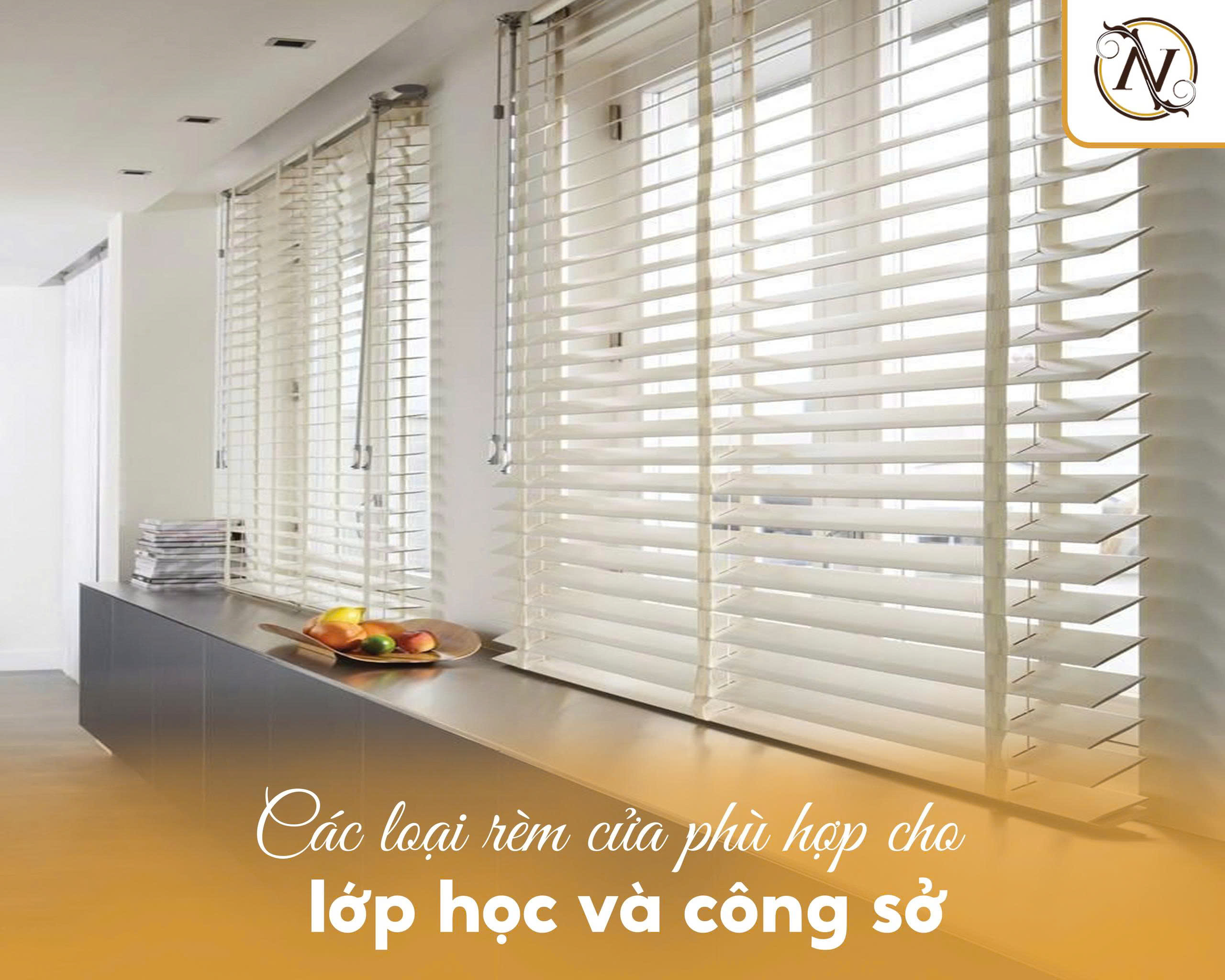 Rèm cửa chống nắng – Giải pháp tối ưu cho lớp học và văn phòng 3 Rèm cửa văn phòng giúp giảm chói, tăng năng suất làm việc